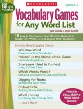 Cover image of Vocabulary games for any word list