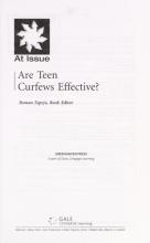 Cover image of Are teen curfews effective?