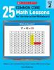 Cover image of 25 Common Core math lessons for the interactive whiteboard