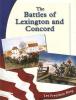 Cover image of The Battles of Lexington and Concord